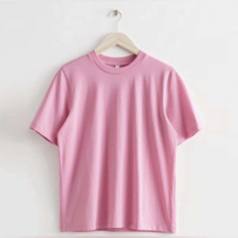 & Other Stories Relaxed Wide Sleeve Crew Neck T-shirt NWT Size 0, 2, 4, 6